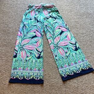 Lilly Pulitzer Multicolor Tropical Print Top - Pink, Green, Blue